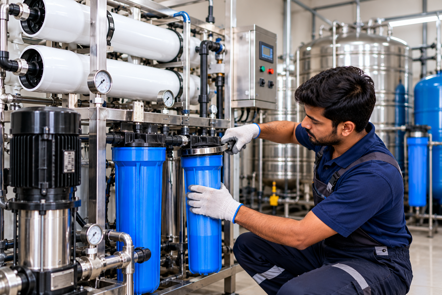 Commercial RO Water Purification System Maintenance Service in Kharar