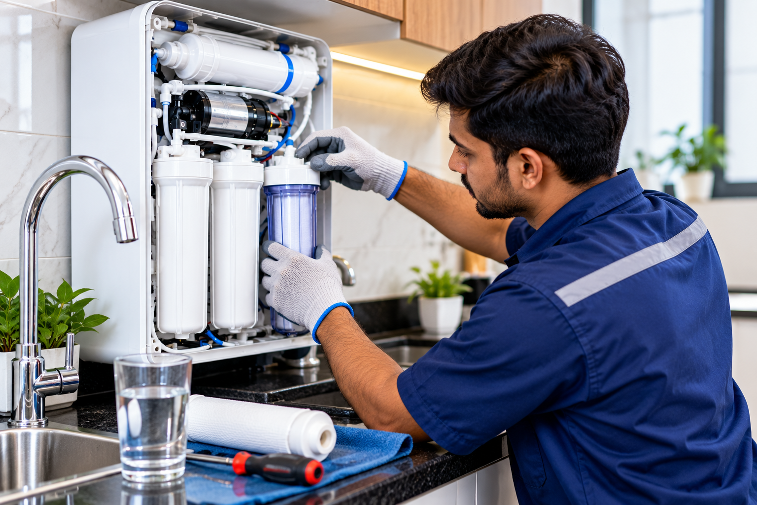 Domestic RO Water Purifier Repair and Filter Replacement Service in Kharar